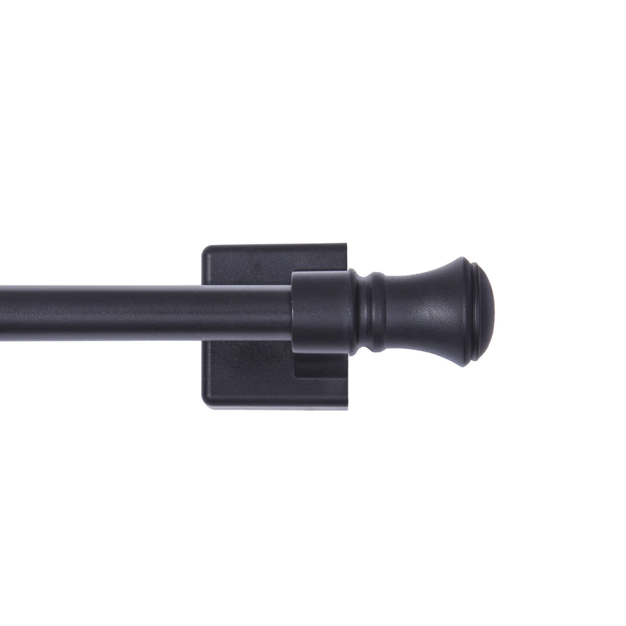 Mainstays Cameron 7/16 inch Adjustable Multi-Use Magnetic Appliance Rod, 16-28 inch, Black