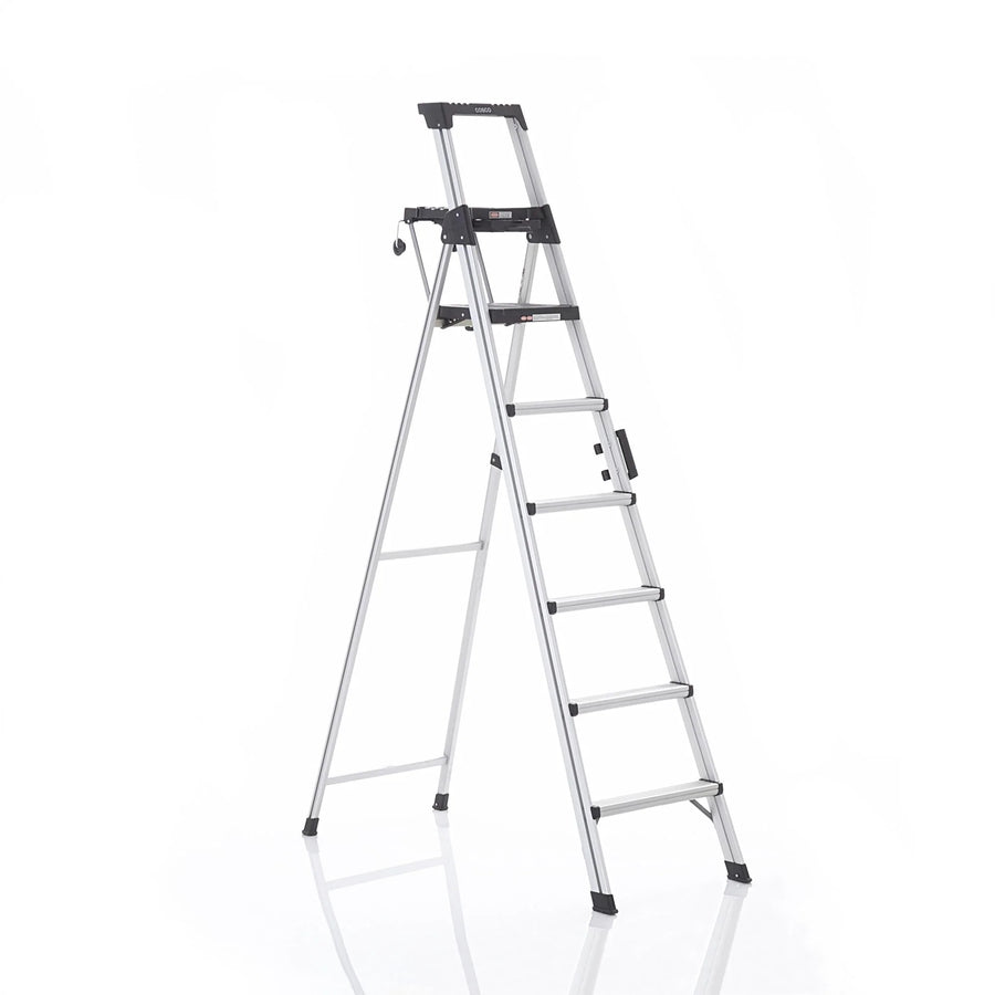 Cosco 8 Ft. Signature Series Aluminum Folding Step Ladder 300 lb. Type IA (12 Ft. Max Reach)