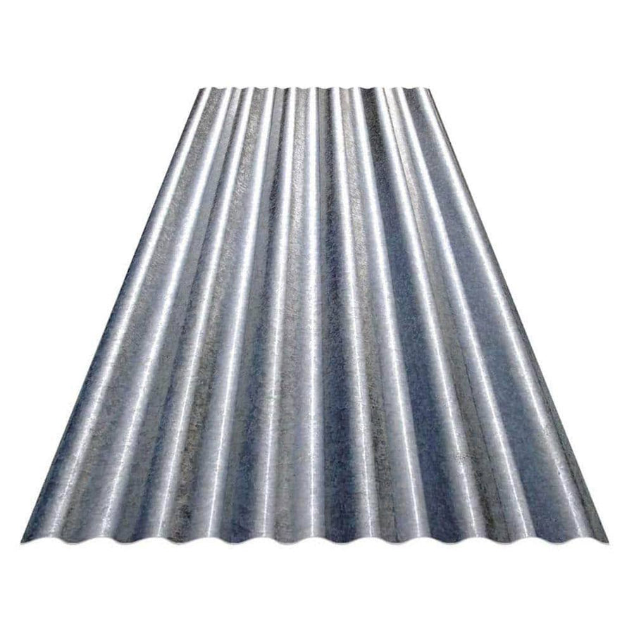 Gibraltar Building Products CR12G-U 12 ft. Corrugated Galvanized Steel 29-Gauge Roof Panel