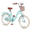 Bstjewey 20 in Girls Bike with Basket, Kids Bicycle for Ages 7 - 13