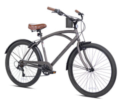 26 In. Bayside Men'S Cruiser Bike, Satin Cocoa