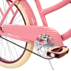 24" Nel Lusso Girls' Cruiser Bike, Pink Blush Powder