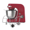 Hamilton Beach 4 Quart Stand Mixer for Kitchen, 7 Speeds, Tilt - Head, Dough Hook, Whisk & Flat Beater, White