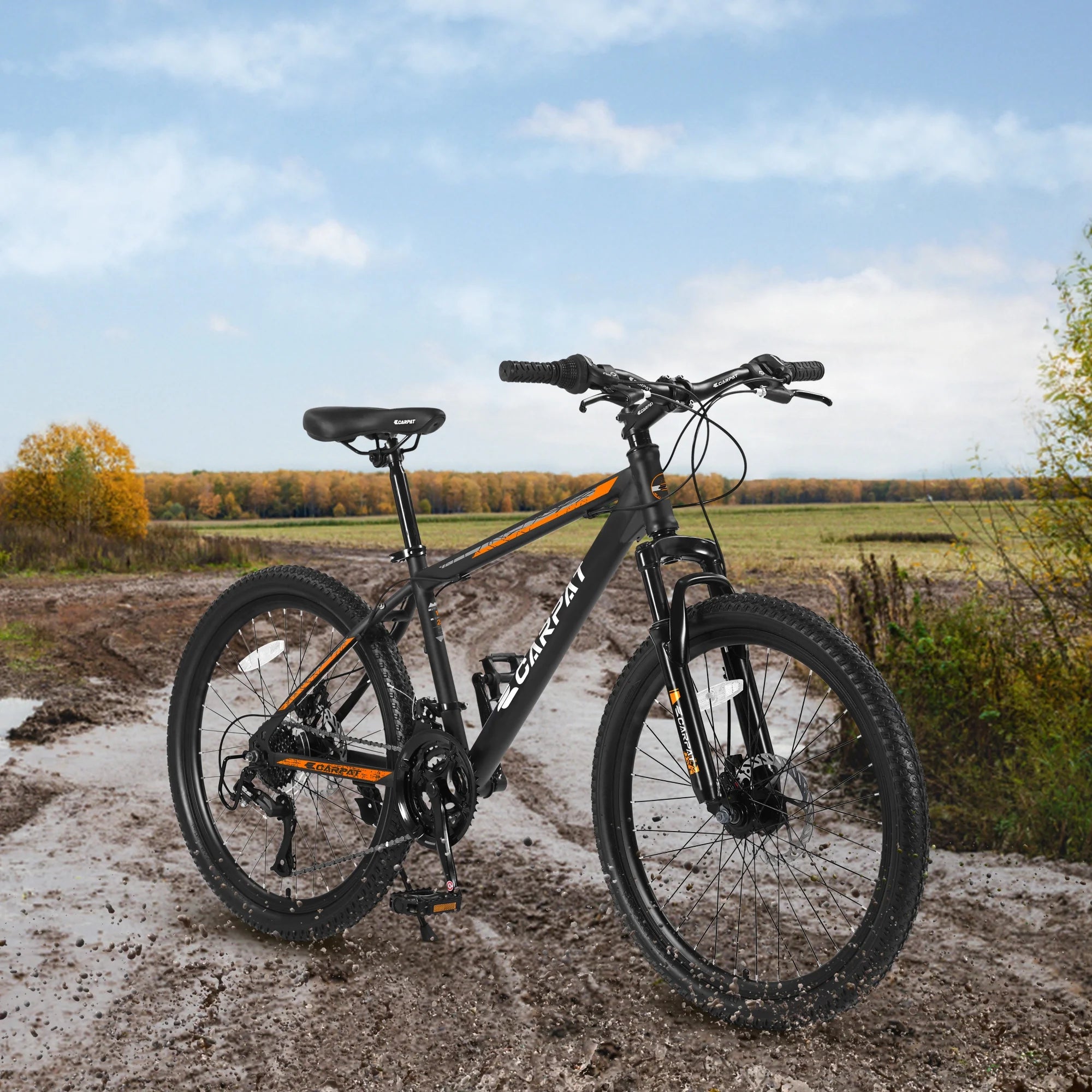 26 in Mountain Bike for Men, Adult Mens Bike with 21 Speed & Disc Brakes