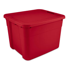 20gal Latching Storage Tote Red - Brightroom