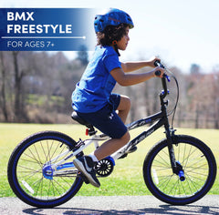 Bicycles 20" Boy'S Ambush BMX Bike, Black/Blue