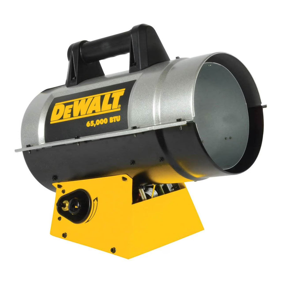 Dewalt 65, 000 BTU Industrial Jobsite Portable Cordless Forced Air Propane Heater