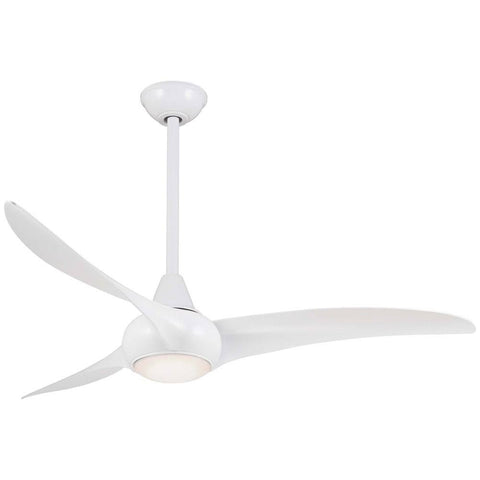 Minka Aire Light Wave 52" Ceiling Fan, White