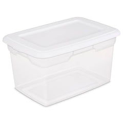 Sterilite Storage Box, White, 20 Qt./18.9 L