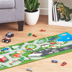 Adventure Force City Rug, 5.89 ft x 1.65 ft, Size: Large