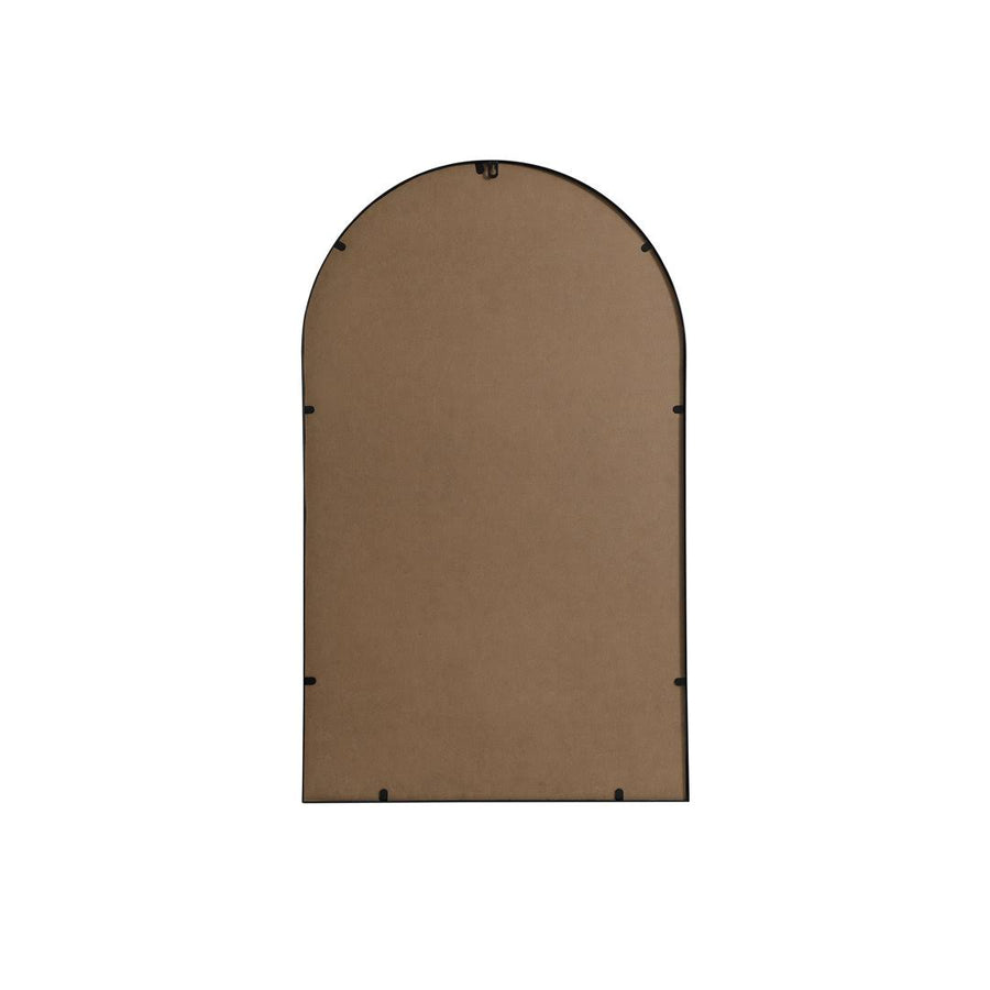 Sabine Arch Metal Wall Mirror Finish: Black, Size: 40" x 24"