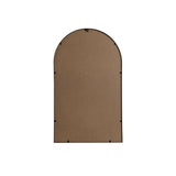 Sabine Arch Metal Wall Mirror Finish: Black, Size: 40" x 24"