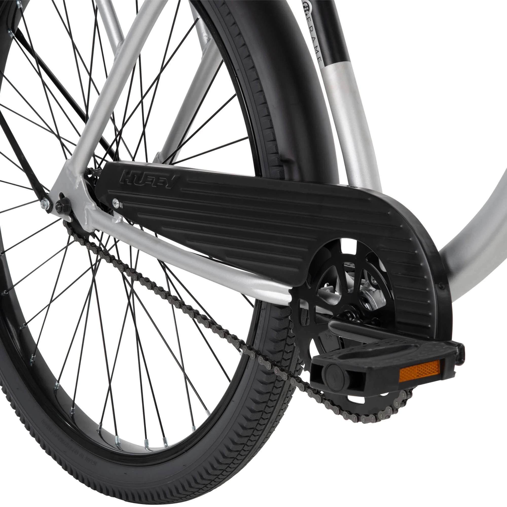 Huffy 26" Nel Lusso Cruiser Bike, Fits Riders 5'0"+, Matte Black, Adult, Men'S