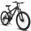 A2660 26 in Mountain Bike, 21 - Speed Disc Brakes, Durable Frame, Front, Rear Dual - Shock Absorption, Unisex for Commuting, Travel, School, Mountain and City Road Cycling