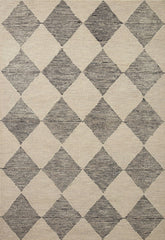Chris Loves Julia x Loloi Francis FRA-01 Beige Charcoal Rug - 5 ft x 7 ft 6 in