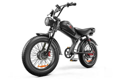 EMOKO C93 Electric Bike - Dual 2000W Motors - Removable 23ah Battery - up to 100 Km Range - Shimano 7 - Speed Gears - Hydrualic Brake - 20" Wheels, Blue Color