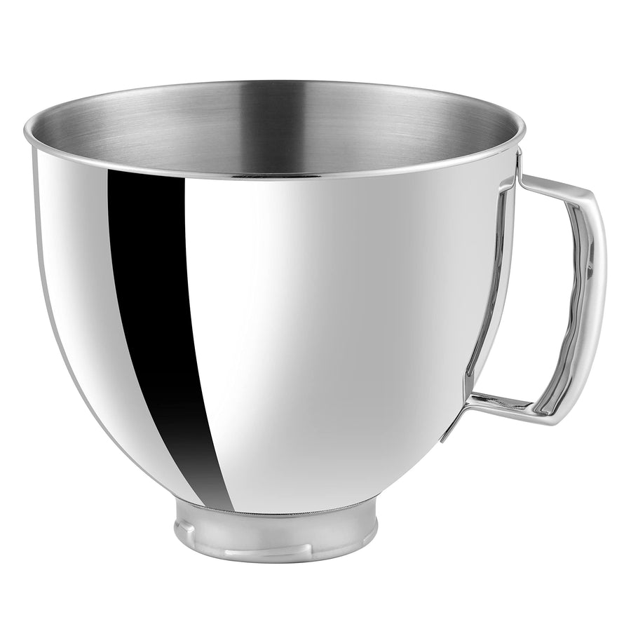 5 qt Stainless Steel Mixer Bowl Compatible with KitchenAid Tilt-Head Stand Mixers 4.5-Quart (4.3 L) and 5-Quart (4.7 L) (Stainless Steel Polished)
