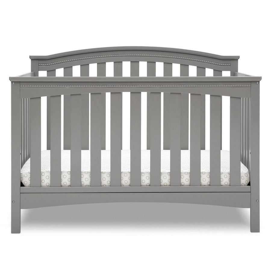 Delta Children Waverly 6 - in - 1 Convertible Baby Crib. Grey