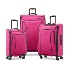 American Tourister X - Lite 3 - Piece Luggage Set with Spinner Wheels - Light Grey