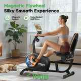 Yosuda Recumbent Exercise Bike for Senior for Home with 350 lb Capacity
