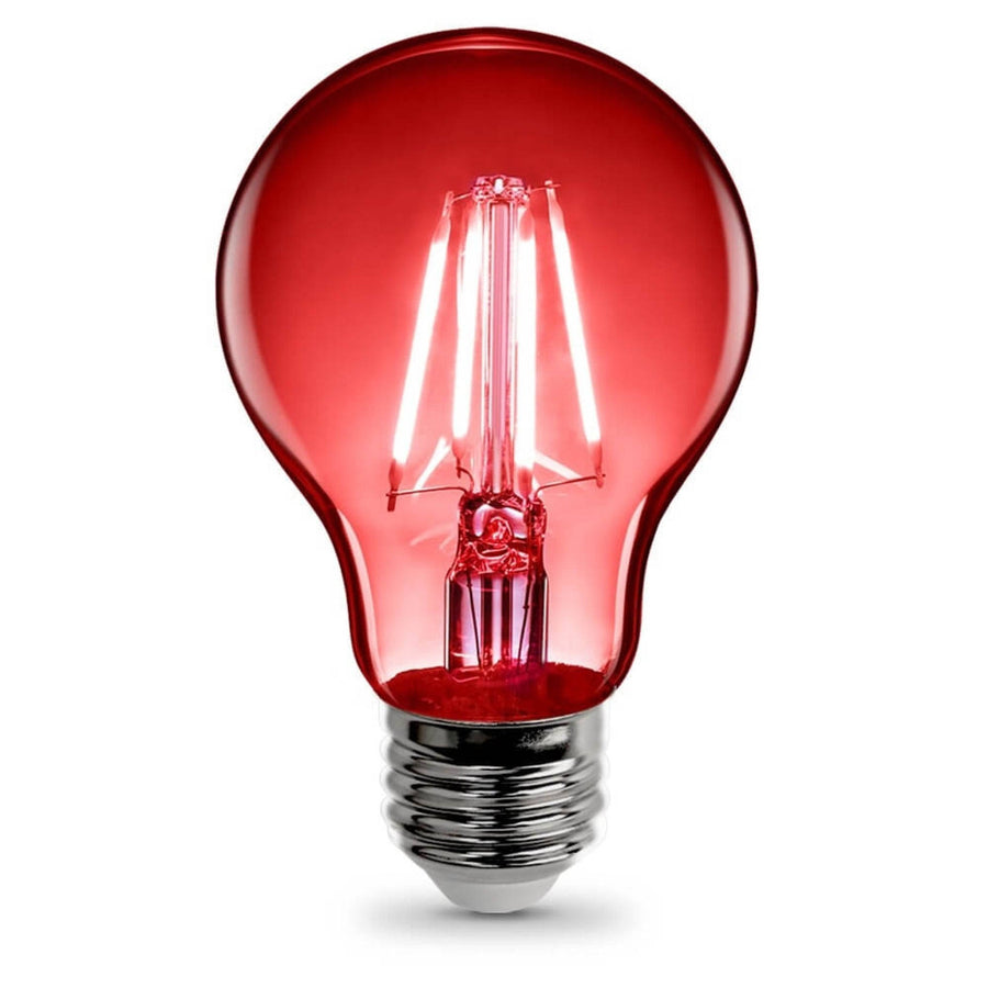 Feit Electric Light Bulb, LED, Red, 4.5 Watts