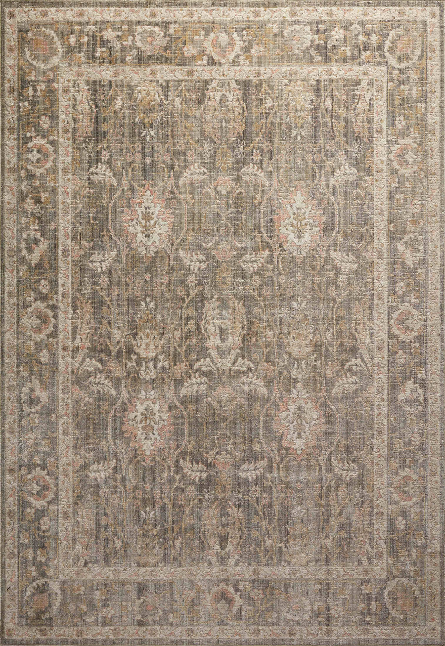Chris Loves Julia x Loloi 6'3" 9'0" Sage/Blush Rosemarie ROE-01 Area Rug