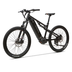 Kasen Electric Mountain Bike Mid - Driven 500w 48v 15ah Full Suspension Throttle and Pedal Assist