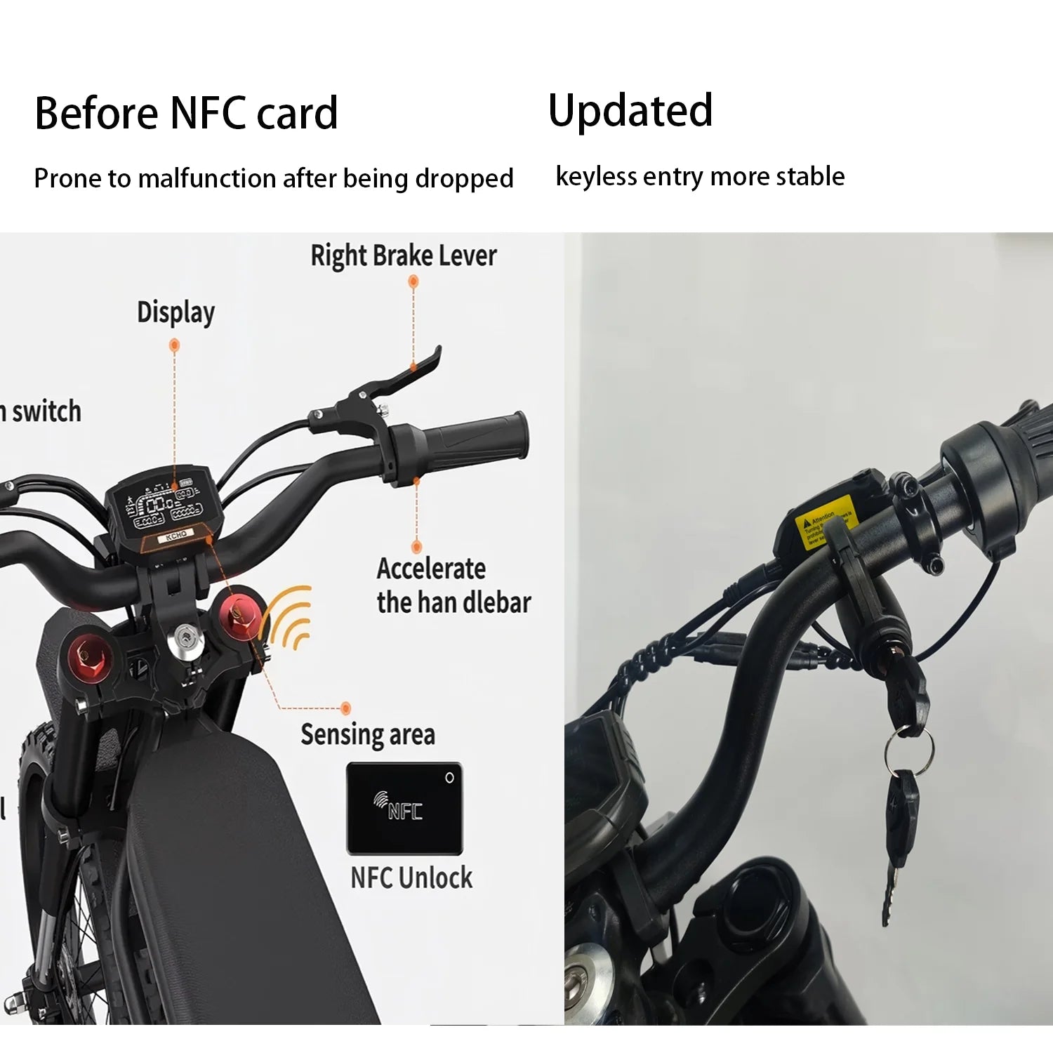 Ridingtimes GT73 Electric Motorbike 2400W 48V 18.2ah*2 Electric BIKE with 25" Tires Digital Screen Carbon Steel, BLACK