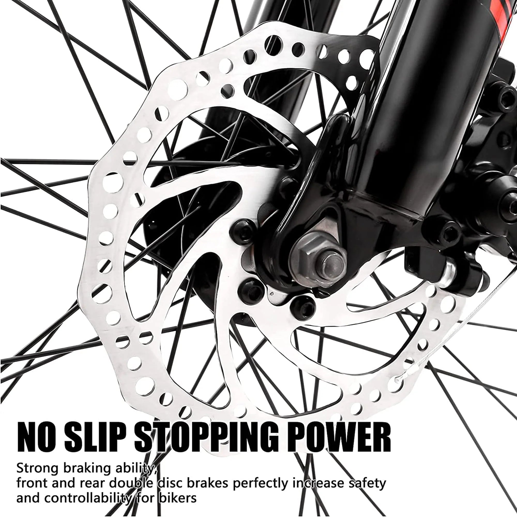 Mountain Bike, Shimano 21 Speeds Drivetrain, Stainless Steel Frame 26 in Wheels, for Men Women Men'S MTB Bicycle, Black