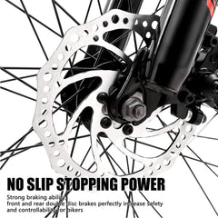 Mountain Bike, Shimano 21 Speeds Drivetrain, Stainless Steel Frame 26 in Wheels, for Men Women Men'S MTB Bicycle, Black