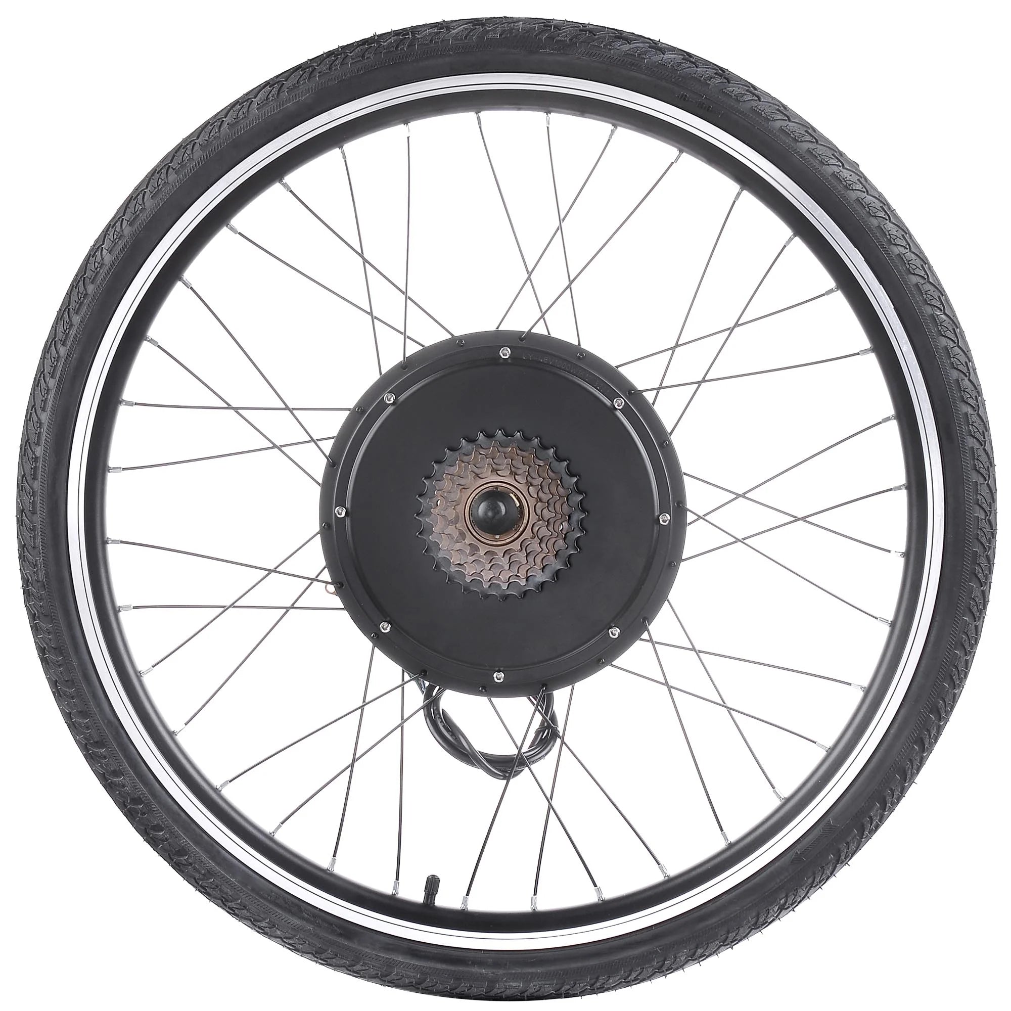 Yescom Electric Bike Conversion Kit 48V 1000W 26" Front Wheel E - Bike Conversion Kit Dual Mode Controller