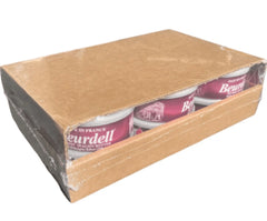 Beurdell Canned French Butter - 100% Natural Salted Pasteurized Real Butter | Long Shelf Life Emergency Survival Food | Great for Cooking, Baking, RV & Camping | Pull Top Lid | Pack of 24 | France
