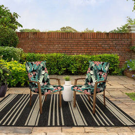Better Homes & Gardens 44 inch L x 21 inch W Tan 1 Piece Rectangle Outdoor Chair Cushion, Size: 21 inch W x 44 inch D x 4.5 inch H