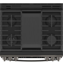 GE APPLIANCES PGS930BPTS Slide in Gas Range