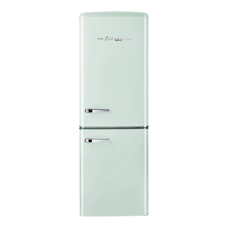 Unique Appliances Classic Retro 21.6 in. 7 Cu. ft. Retro Bottom Freezer Refrigerator in Summer Mint Green, Energy Star