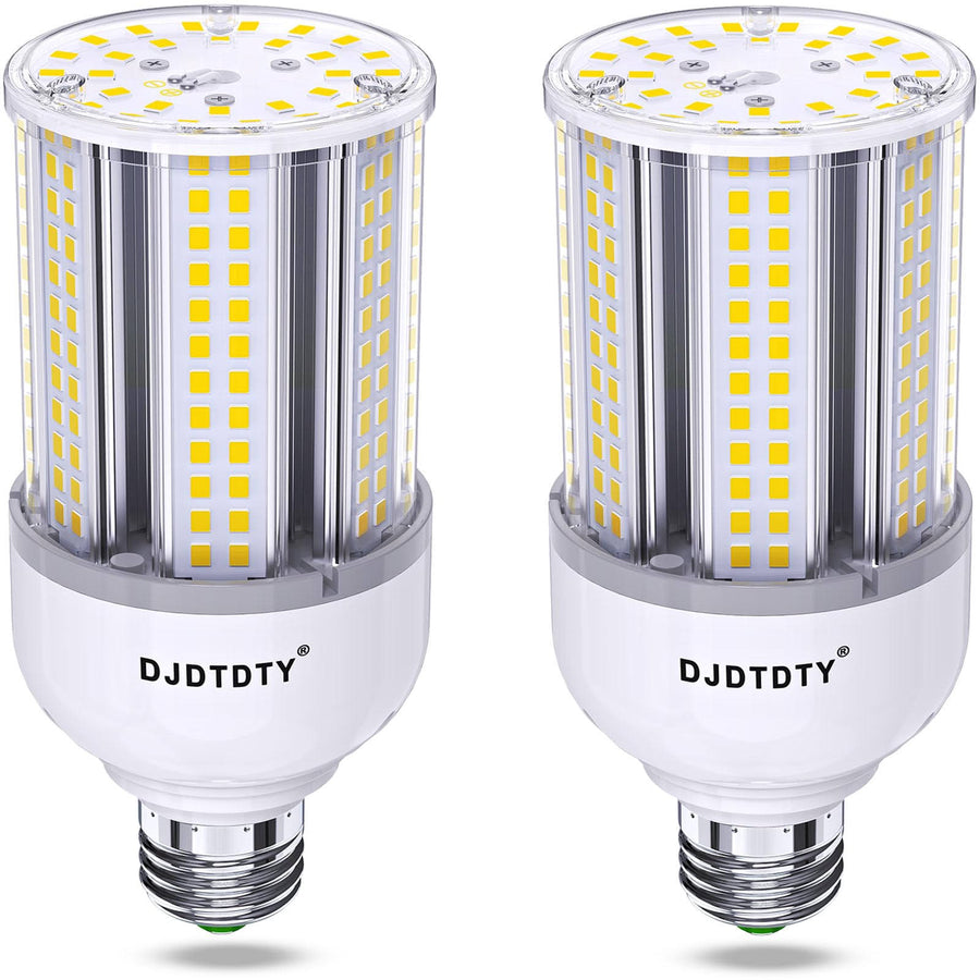 DJDTDTY 2 Pack 150W/120W/100W/80W/60W/50W/20W LED Corn Bulb, Super Bright 20 Watt LED Corn Bulb, E26 Base, 5000K LED Bulb, Suitable for Garage