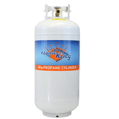 NEW 40 lb Pound Steel Propane Tank Refillable Cylinder with OPD Valve