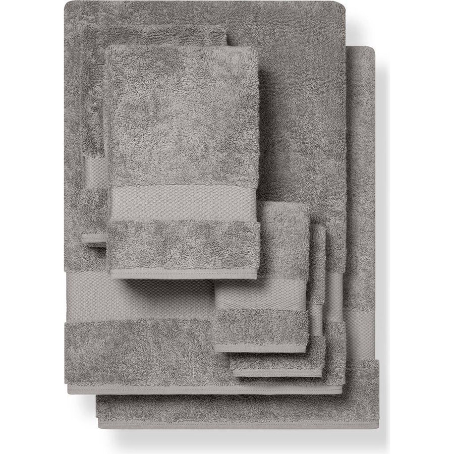 Boll & Branch Plush 6-Piece Organic Cotton Bath Towel Set in Stone
