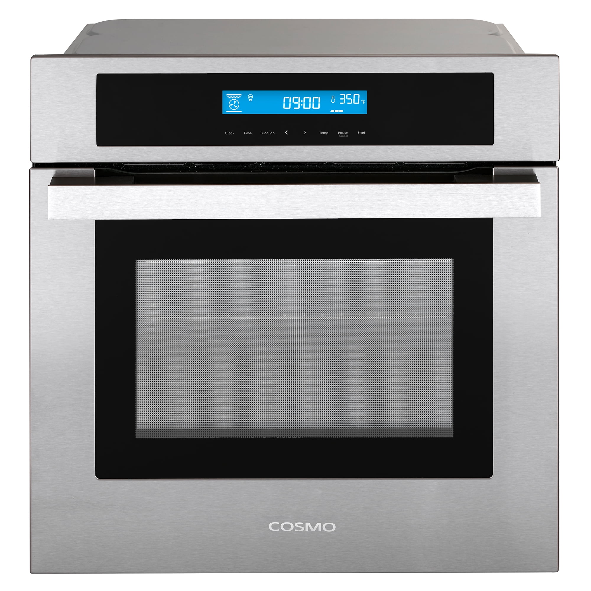 Cosmo 4 Piece Kitchen Appliance Package 30" Electric Cooktop 24" Single Electric Wall Oven 24" Built - in Microwave Drawer & French Door Refrigerator Kitchen Appliance Bundles