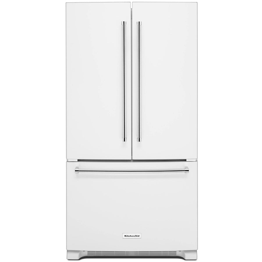 KitchenAid Counter-Depth French Door Refrigerator - 36" - 20 Cu ft - White