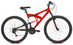 29 In. Flexor Men'S Dual Suspension Mountain Bike, Red