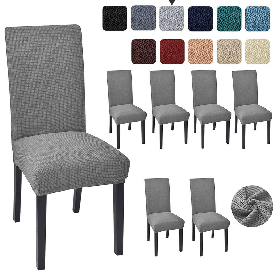 Chair Covers for Dining Room 6 Pack Chair Seat Cover for Dining Room K