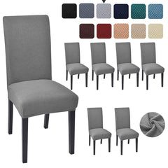 Chair Covers for Dining Room 6 Pack Chair Seat Cover for Dining Room K