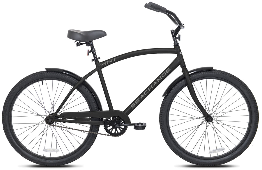 Kent Bicycles 26 - Inch Men'S Seachange Beach Cruiser Bike, Black