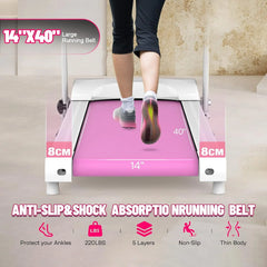 Clearance! Folding Treadmill 2.5HP Superfit Electric Treadmill with MP3 Speake LED Display Running Walking Jogging for Home Office