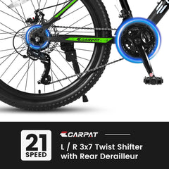26 in Mountain Bike for Men, Adult Mens Bike with 21 Speed & Disc Brakes