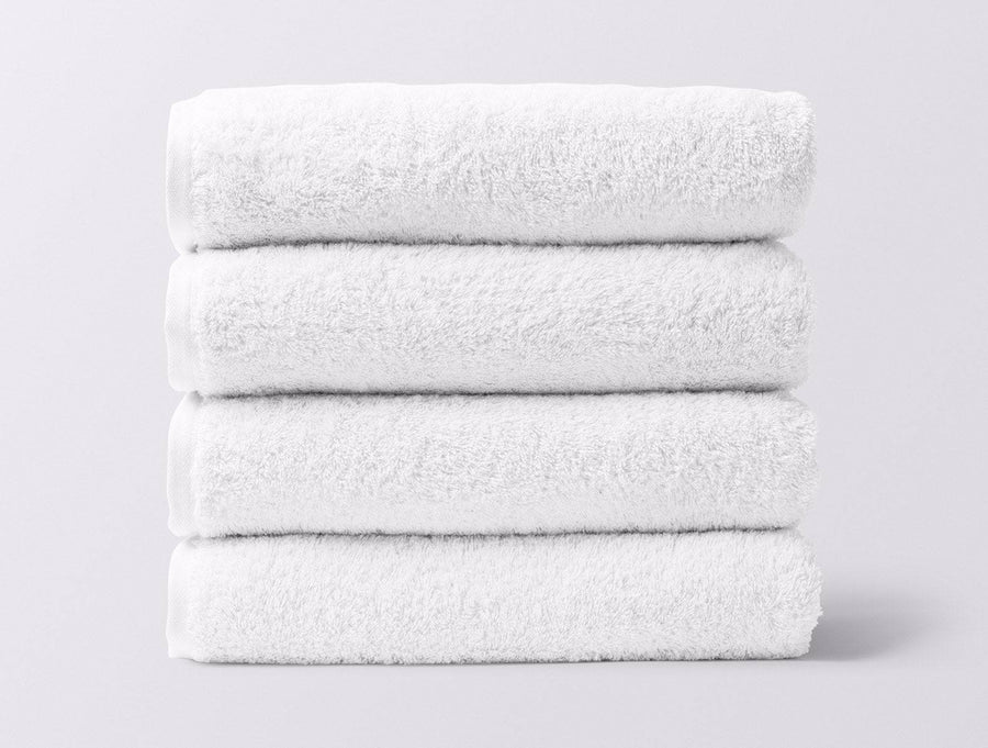 Coyuchi Cloud Loom Organic Towels - Set of 4 Bath Towel Alpine White