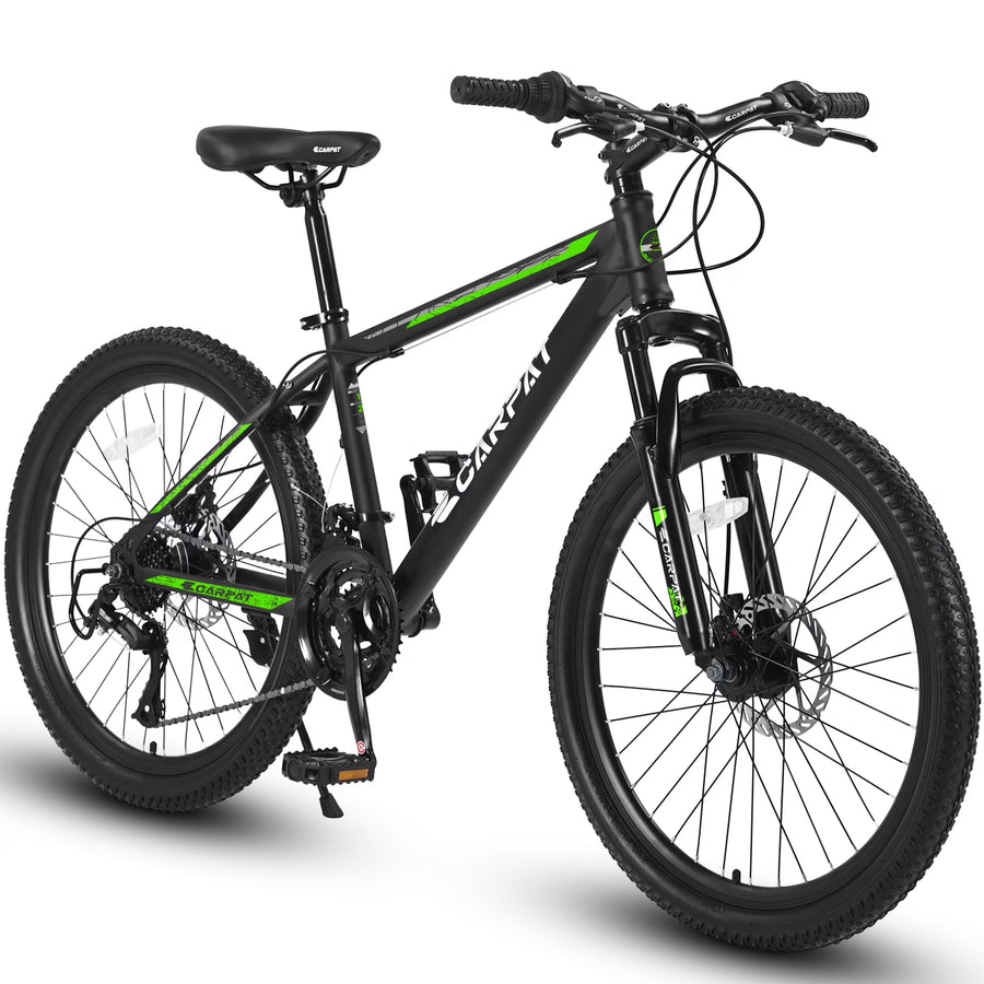 26 in Mountain Bike for Men, Adult Mens Bike with 21 Speed & Disc Brakes