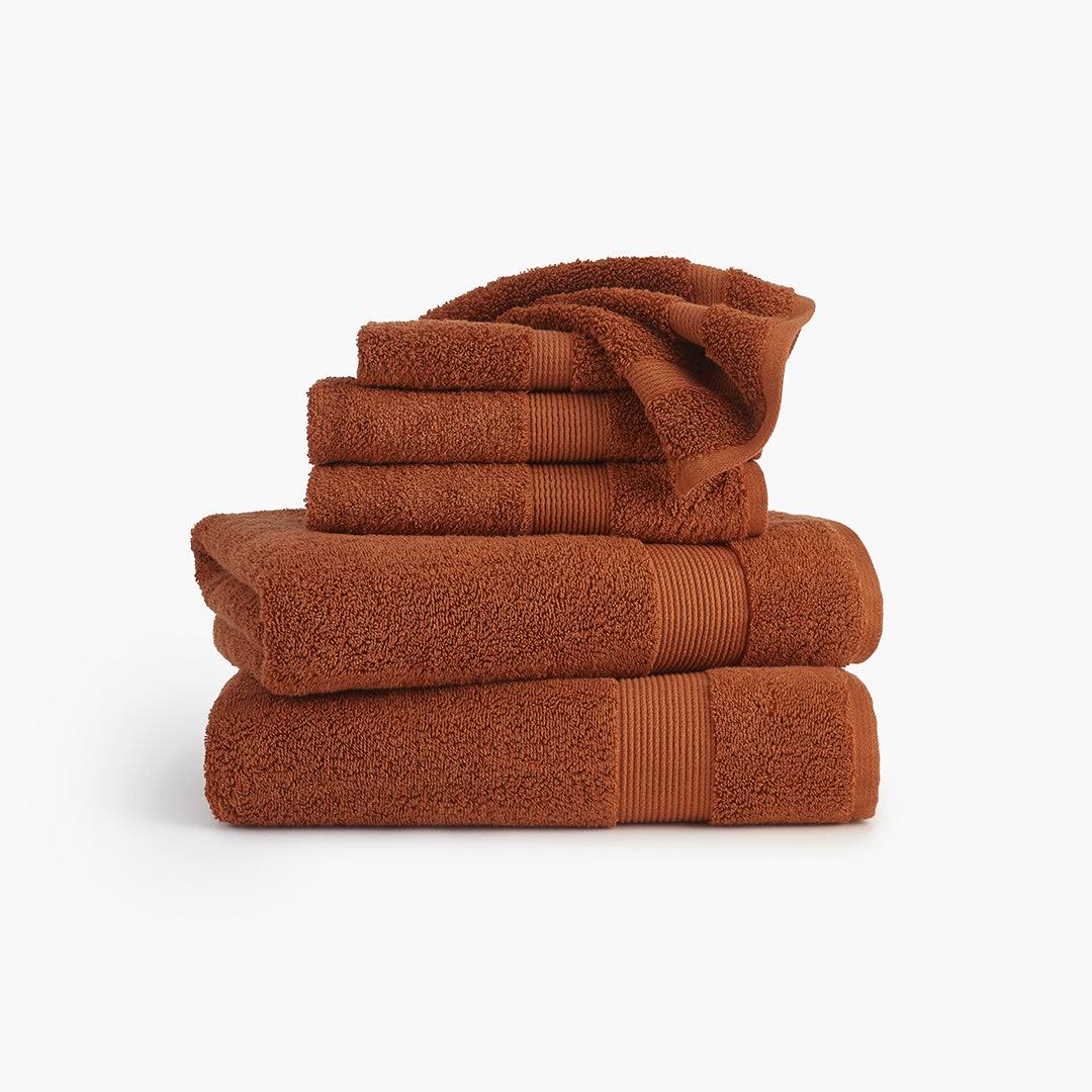 Under The Canopy Classic Organic Towel - Rust, Rust / Bath Sheet Bath Sheet Rust