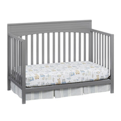 Oxford Baby Harper 4 - in - 1 Convertible Crib, Dove Gray, GREENGUARD Gold Certified, Wooden Crib